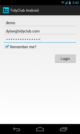 TidyClub for Android
