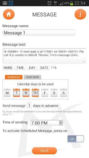 SMS Appointment Keeper