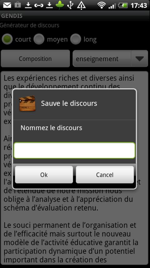 Discours "langue de bois" Screen 3