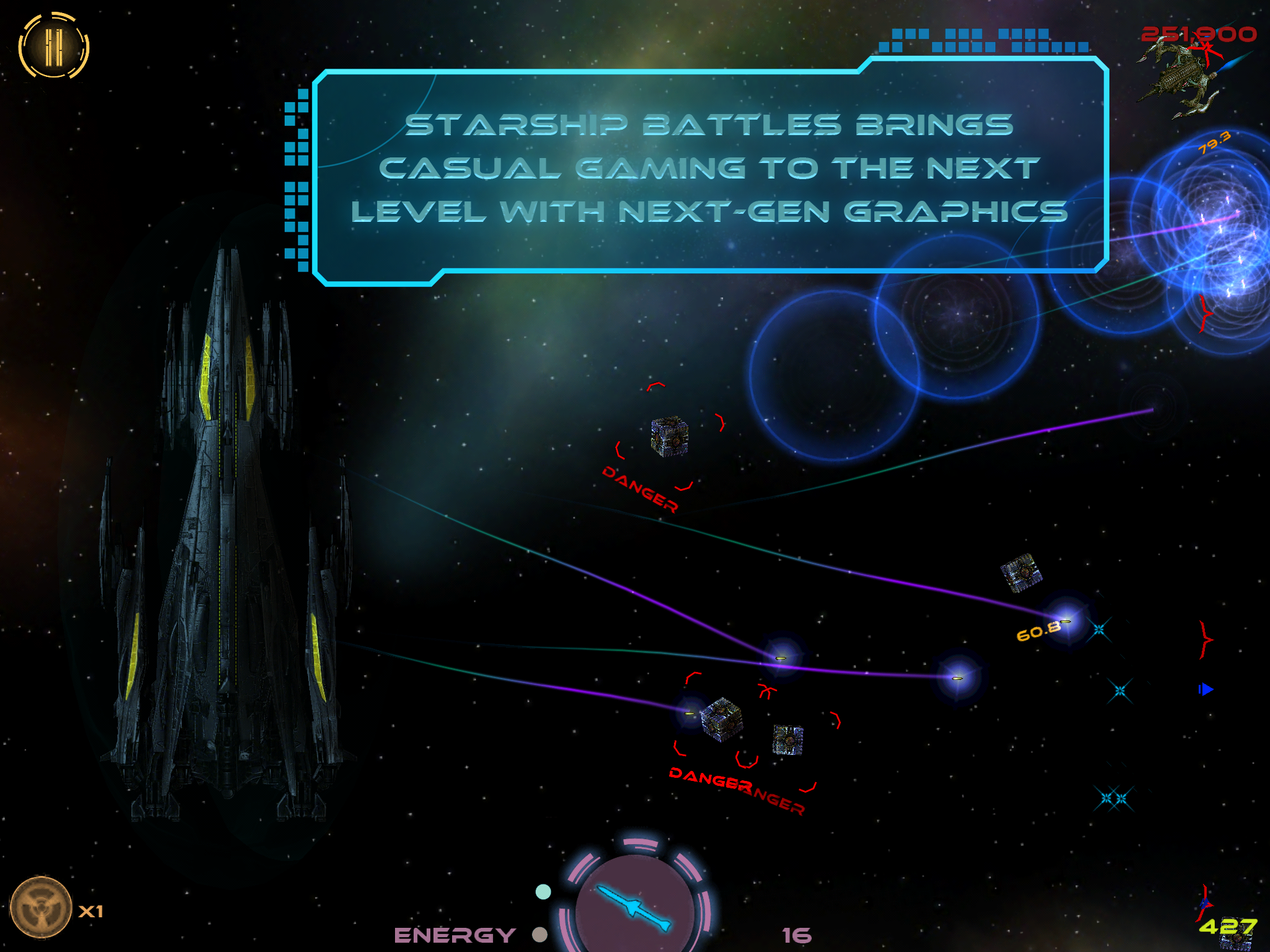 Android application Starship Battles screenshort
