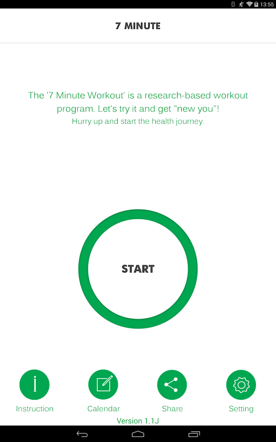 7 Minute Workout - screenshot