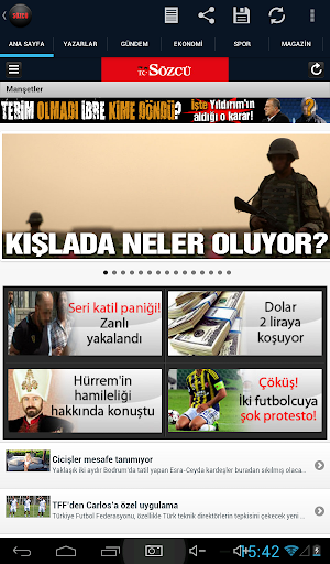 【免費新聞App】Sözcü Gazetesi Droid-APP點子