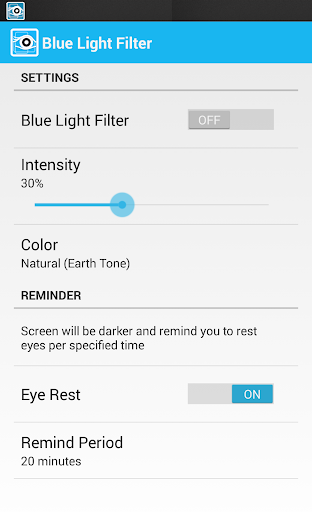 Blue Light Filter Eye Rest