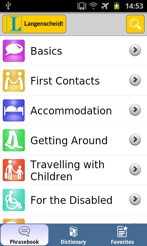 German talk&amp;travel Screen 2