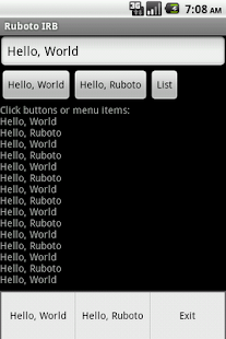 Ruboto IRB Ruby on Android