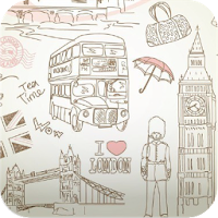 かわいい ロンドンのイラスト壁紙 かわいいスマホ待受壁紙 Androidアプリ Applion