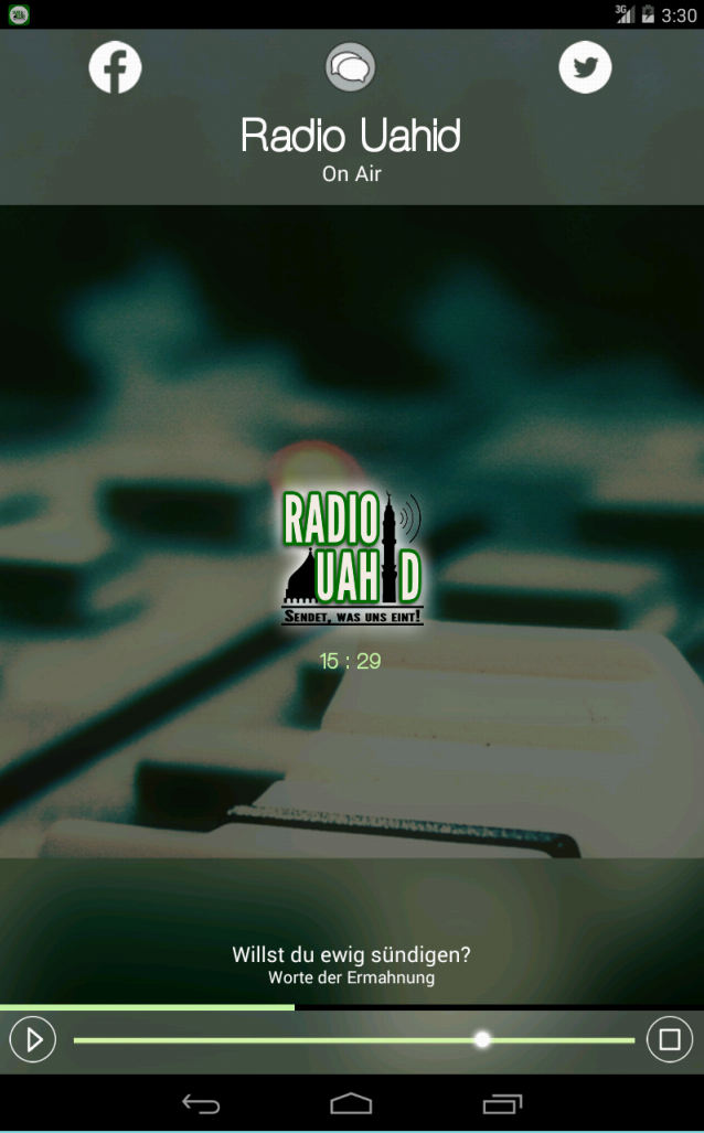 Radio Uahid Screen 2