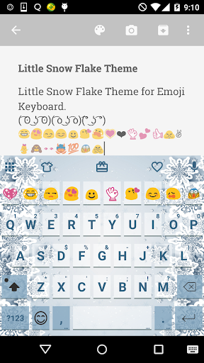 Little Snow Flake Keyboard