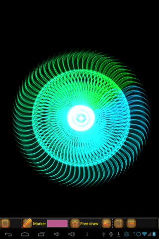 Android application Abstract paint full screenshort