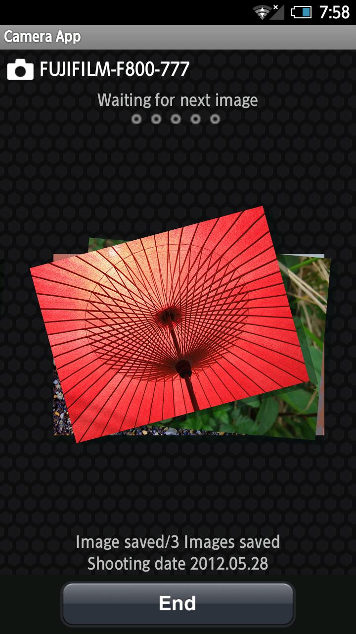 FUJIFILM Camera Application Screen 2