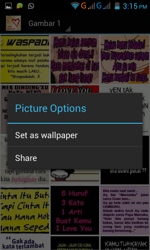 Gambar Kata Cinta Lucu Android Apps Google Play Screenshot Gambarkatacinta