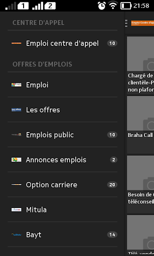 Offre d'emploi au Maroc mobile