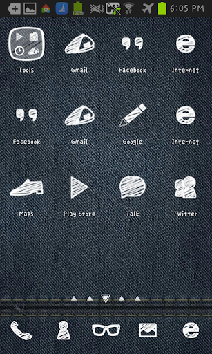 Jeans Go Launcher theme