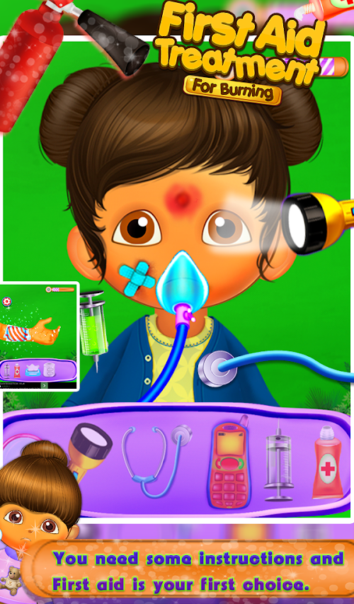 Android application First Aid Treatment - Burning screenshort