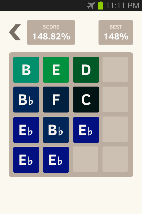 Android application Circle of Fifths Infinite! Pro screenshort