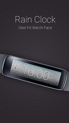 Rain Clock for Gear Fit