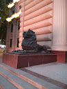 Copper Lion Statue