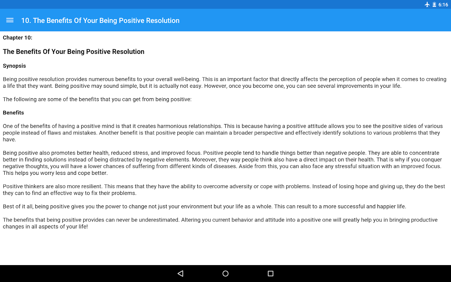 How To Be Positive Apl Android Di Google Play