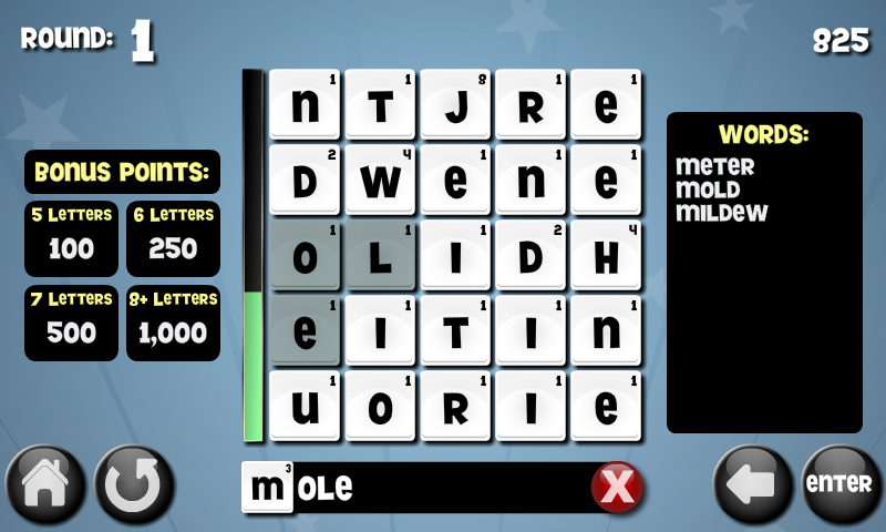 FastWord Screen 1
