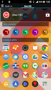 Uno HD Multilauncher Theme - screenshot thumbnail