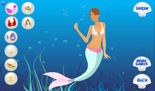 Pretty Mermaid Dress Up - Free