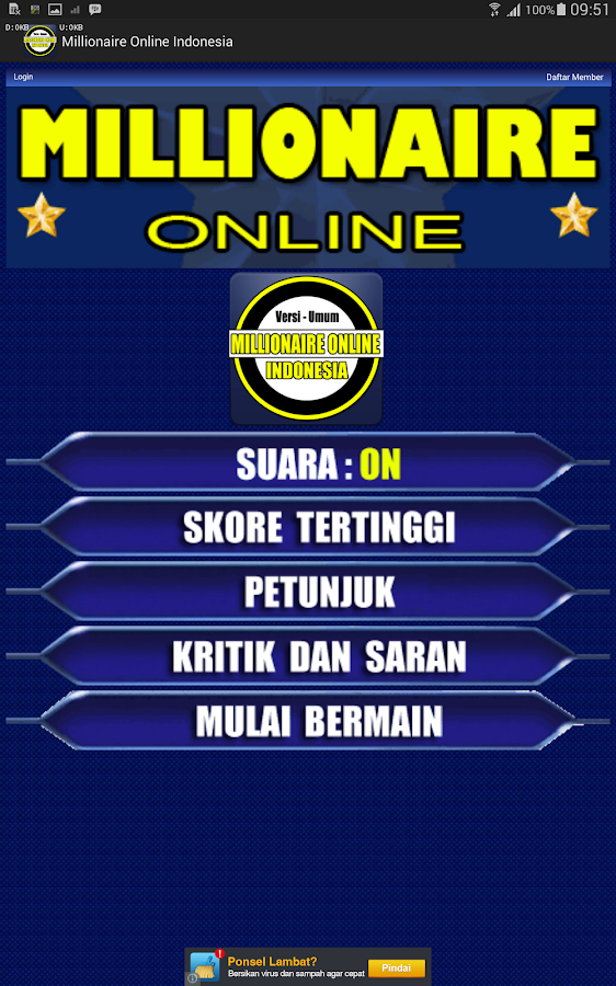 Free Download Game Kuis Milioner Versi Indonesia