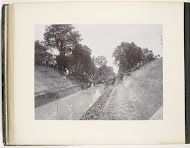 Het graven van het kanaal van Paja-Bakong, Sumatra (Canal Paya Bakon)