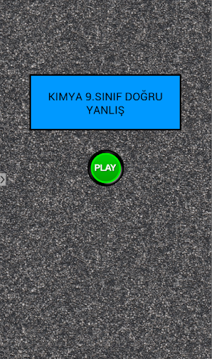 Kimya 9.Sınıf Doğru-Yanlış