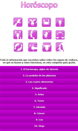 Horóscopo y Signos