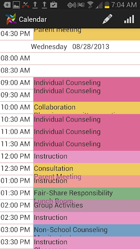 Counselor's Calendar 2013-14