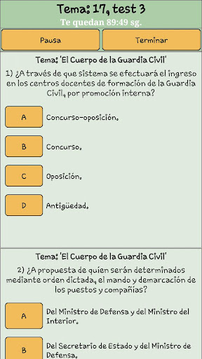 【免費教育App】TestOpos Guardia Civil-APP點子