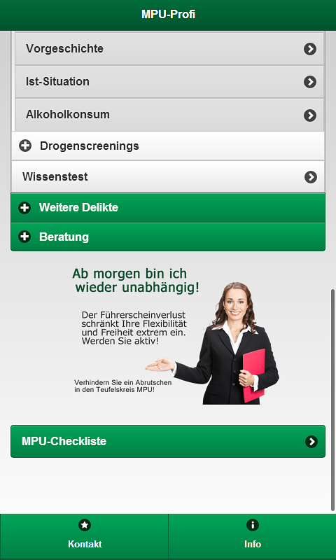 MPU-Profi Screen 2