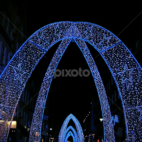 Street of London by Žaklina Šupica - City,  Street & Park Night