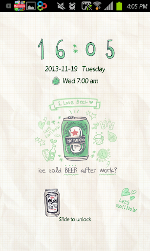 【免費個人化App】Beer go locker theme-APP點子