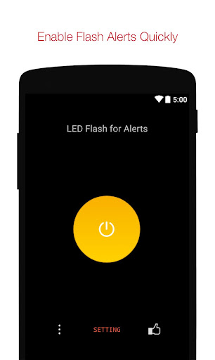 Flash Alerts on Call and SMS