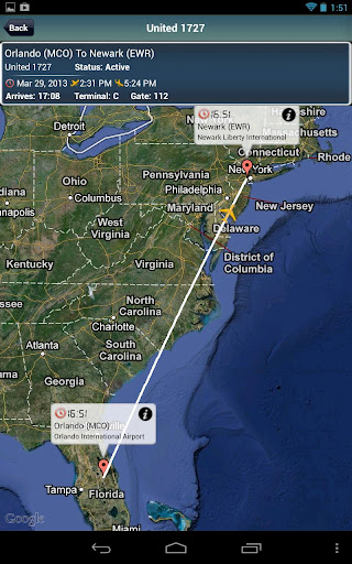 Newark Airport +Flight Tracker