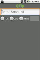 QTip Tip Calculator screenshot