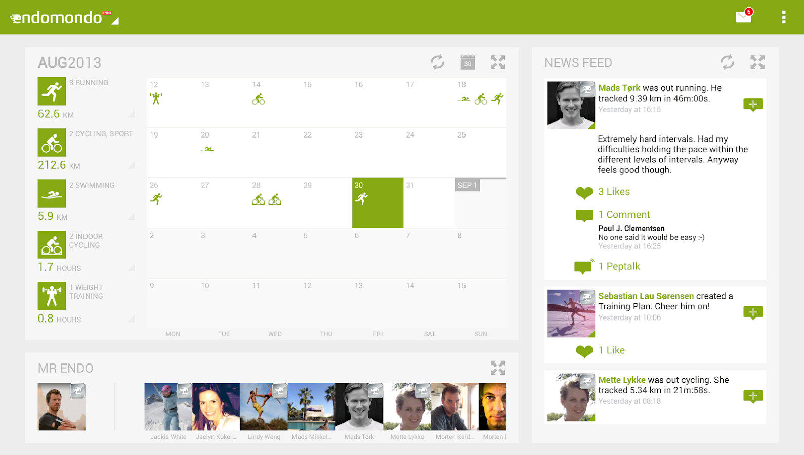 Endomondo Sports Tracker PRO - screenshot