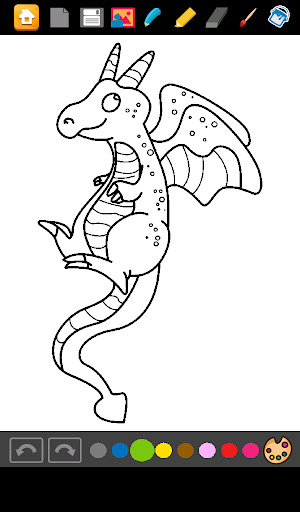 Dragons Coloring Games