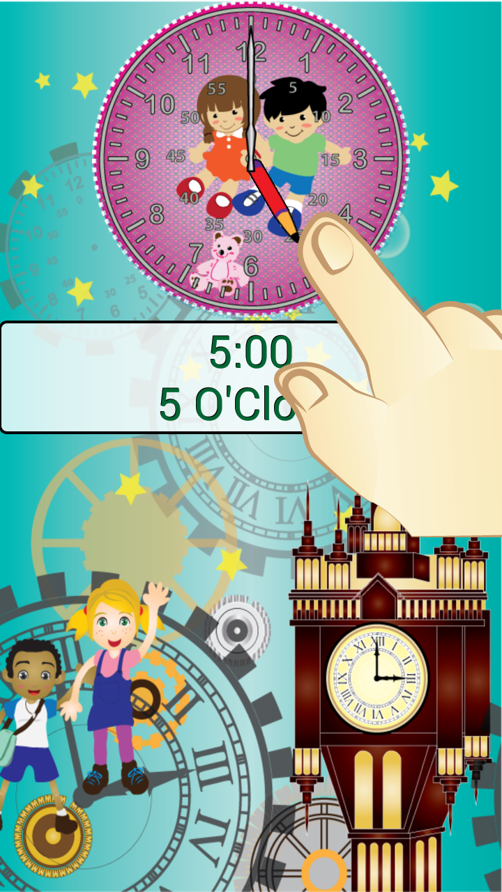 Telling Time - Ad Free Screen 2