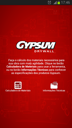 Cálculo de Materiais Gypsum