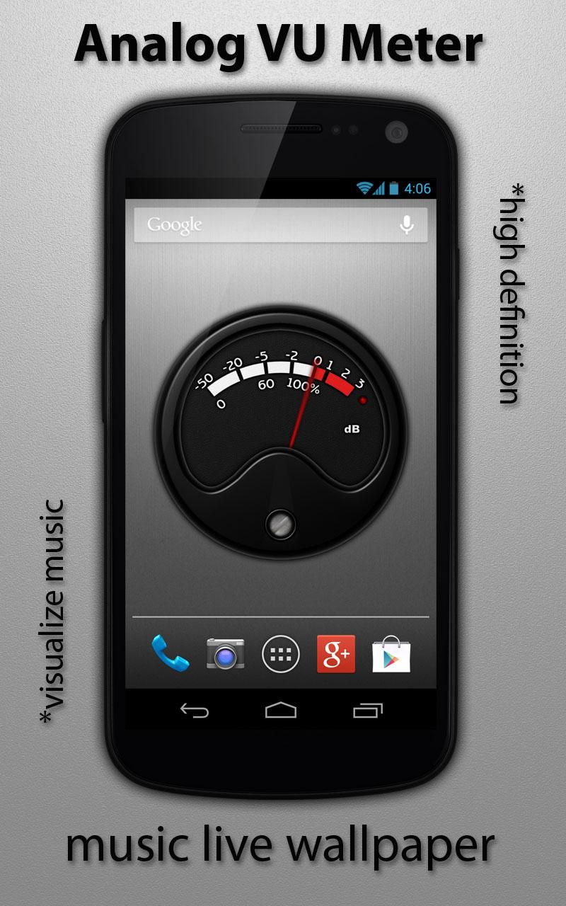 VU Meter Live Wallpaper Screen 3
