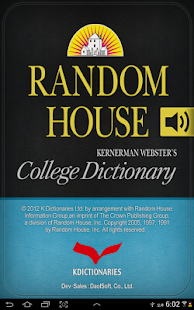 Random House K.W. College Dict