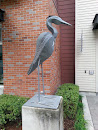 Blue Heron Sculpture