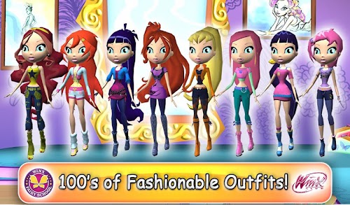 Android application Winx Fairy School Lite screenshort