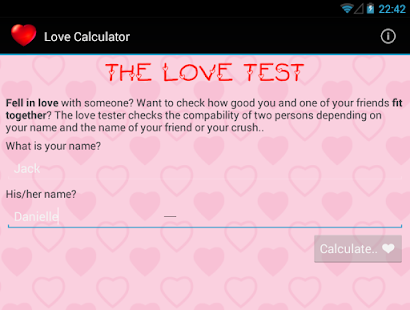 Free Download Love Calculator HD+ APK