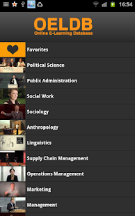 Online E-Learning Database - screenshot thumbnail
