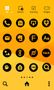 How to get YellowCircle LINELauncher heme patch 4.1 apk for android