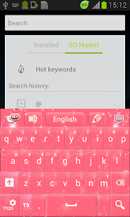 Pink Sparkle GO Keyboard - screenshot thumbnail