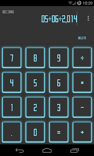 Calculator SAO Theme